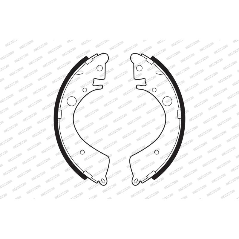 Jeu de mâchoires de frein FERODO FSB219 - Visuel 1