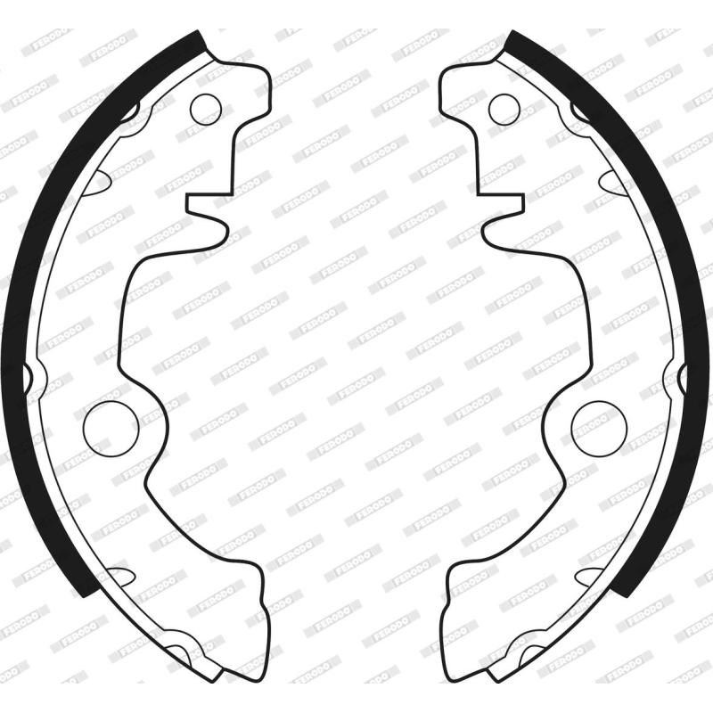 Jeu de mâchoires de frein FERODO FSB22 - Visuel 2