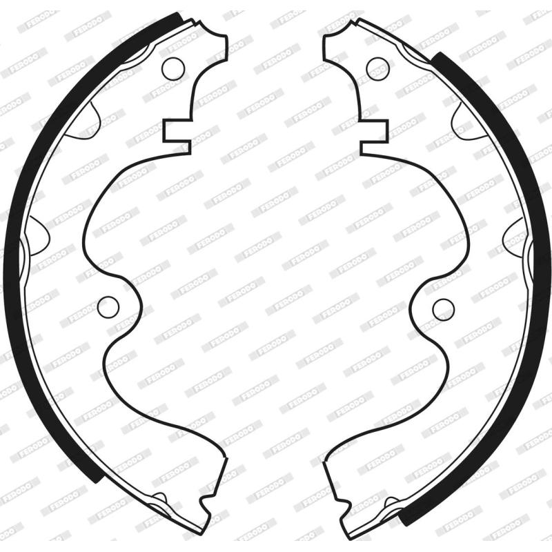 Jeu de mâchoires de frein FERODO FSB224 - Visuel 2