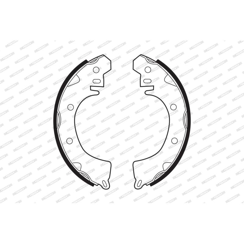 Jeu de mâchoires de frein FERODO FSB228 - Visuel 1