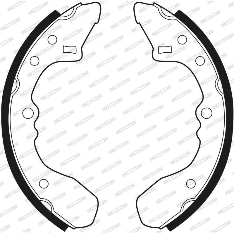Jeu de mâchoires de frein FERODO FSB238 - Visuel 1