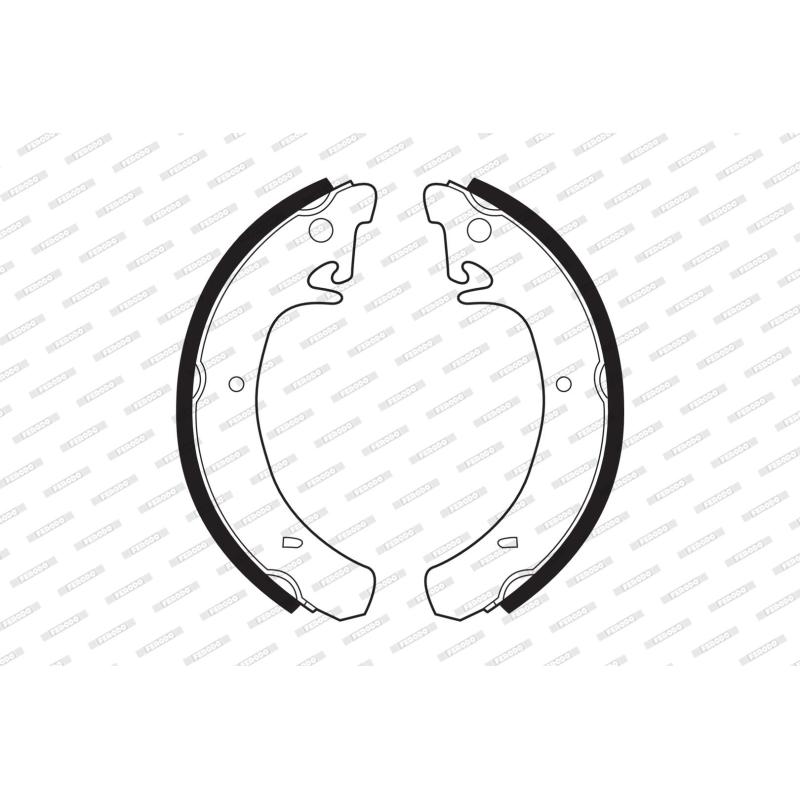 Jeu de mâchoires de frein FERODO FSB240 - Visuel 1