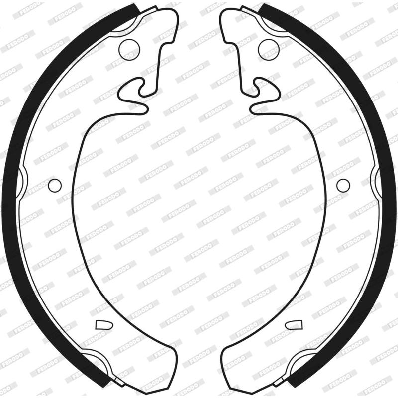 Jeu de mâchoires de frein FERODO FSB240 - Visuel 2