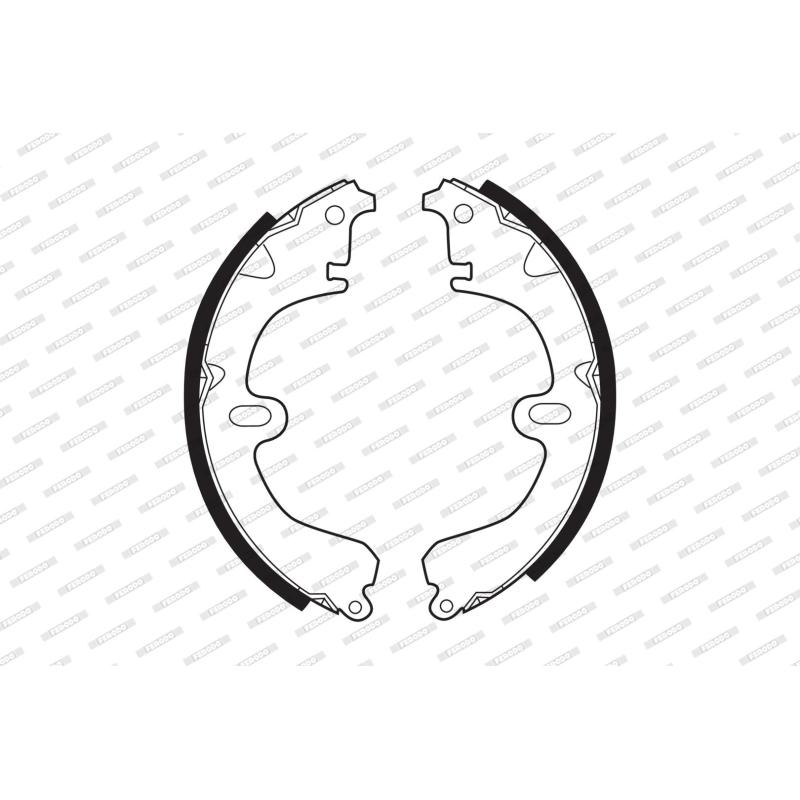 Jeu de mâchoires de frein FERODO FSB241 - Visuel 1