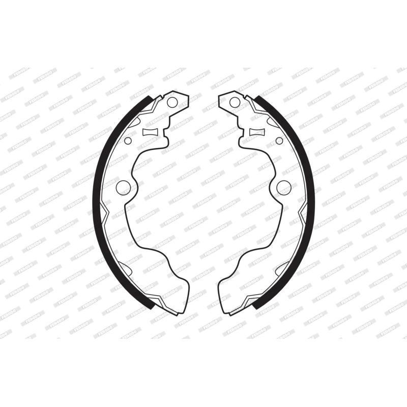 Jeu de mâchoires de frein FERODO FSB252 - Visuel 1