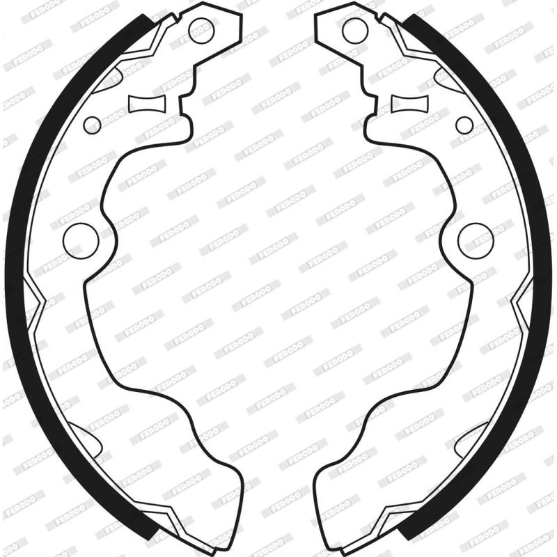Jeu de mâchoires de frein FERODO FSB252 - Visuel 2