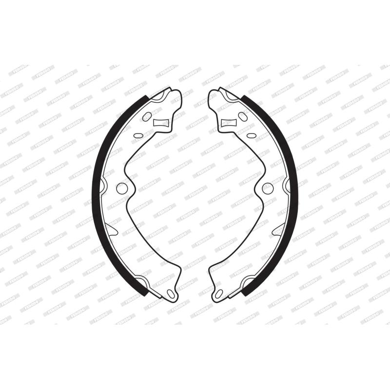 Jeu de mâchoires de frein FERODO FSB260 - Visuel 1