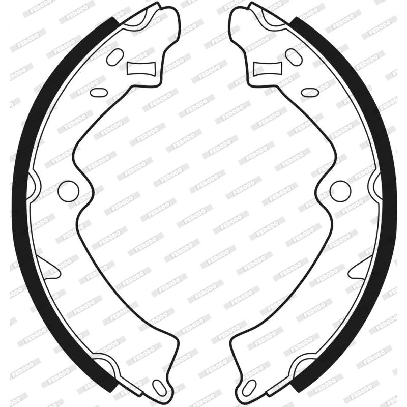 Jeu de mâchoires de frein FERODO FSB260 - Visuel 2