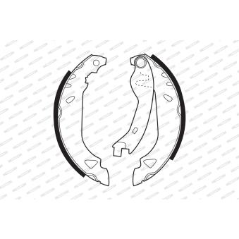 Jeu de mâchoires de frein FERODO OEM 5890500