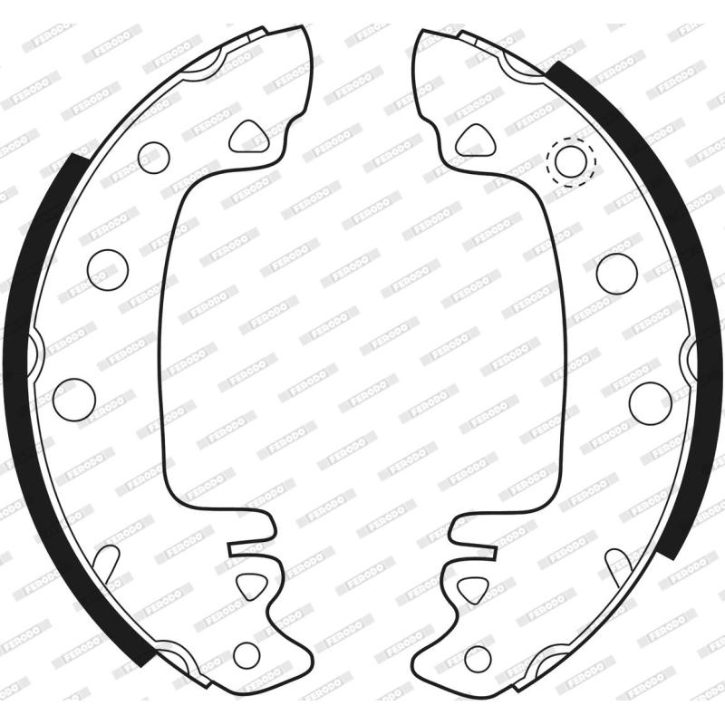 Jeu de mâchoires de frein FERODO FSB29 - Visuel 2
