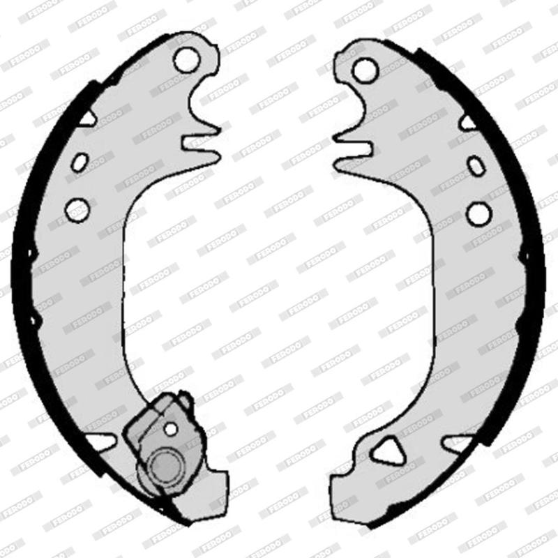 Jeu de mâchoires de frein FERODO FSB293 - Visuel 1