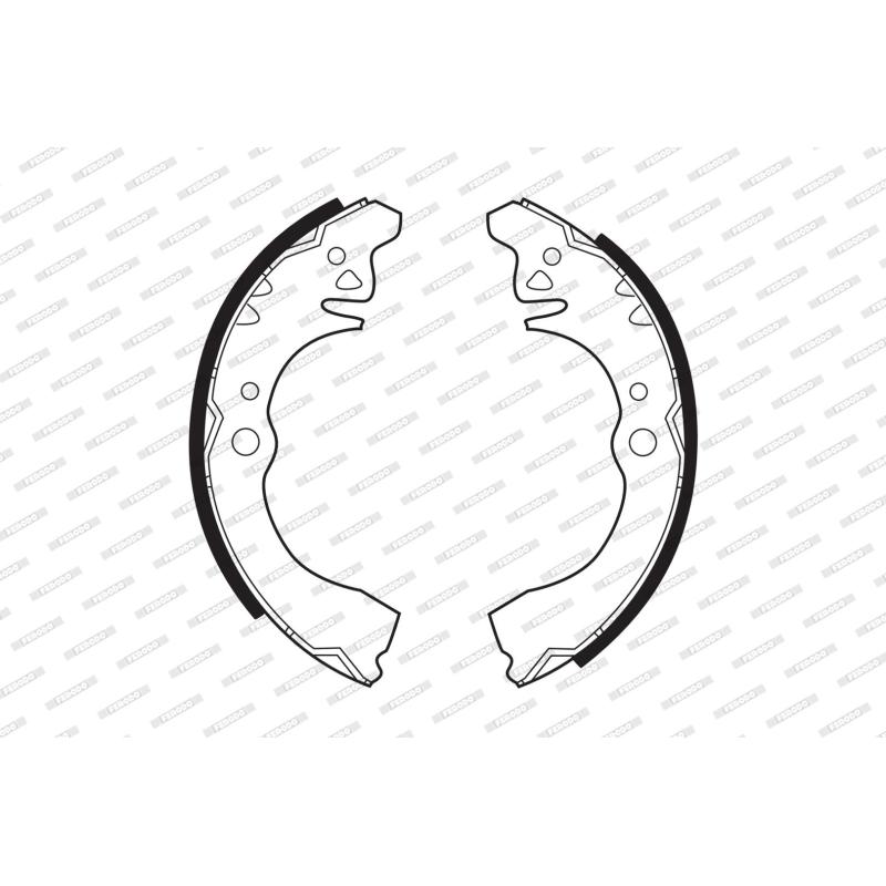 Jeu de mâchoires de frein FERODO FSB314 - Visuel 1