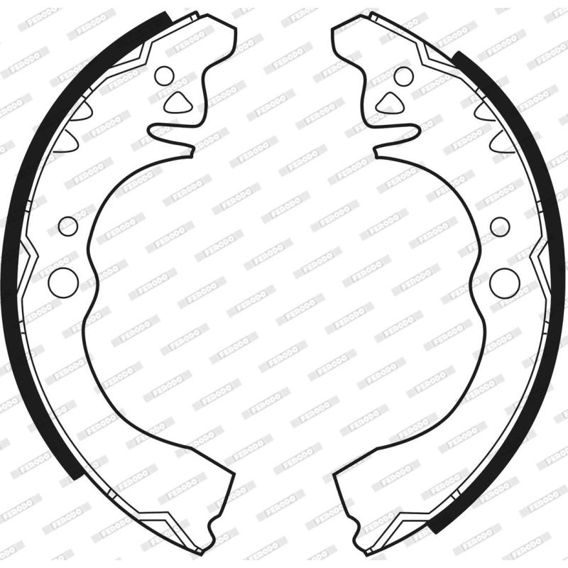 Jeu de mâchoires de frein FERODO FSB314 - Visuel 2