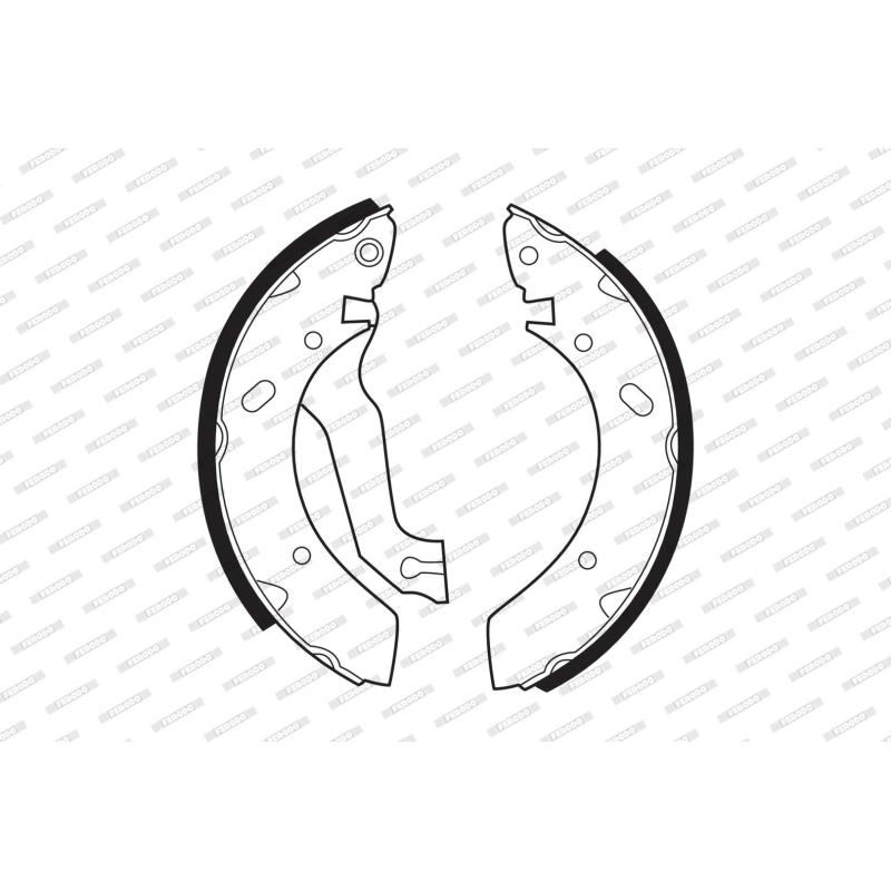 Jeu de mâchoires de frein FERODO FSB319 - Visuel 1