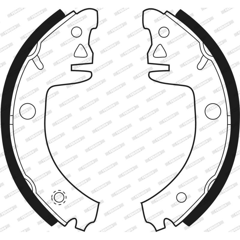 Jeu de mâchoires de frein FERODO FSB325 - Visuel 2