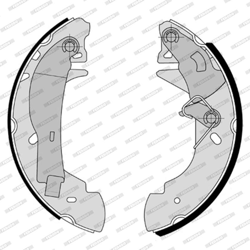 Jeu de mâchoires de frein FERODO FSB332 - Visuel 1