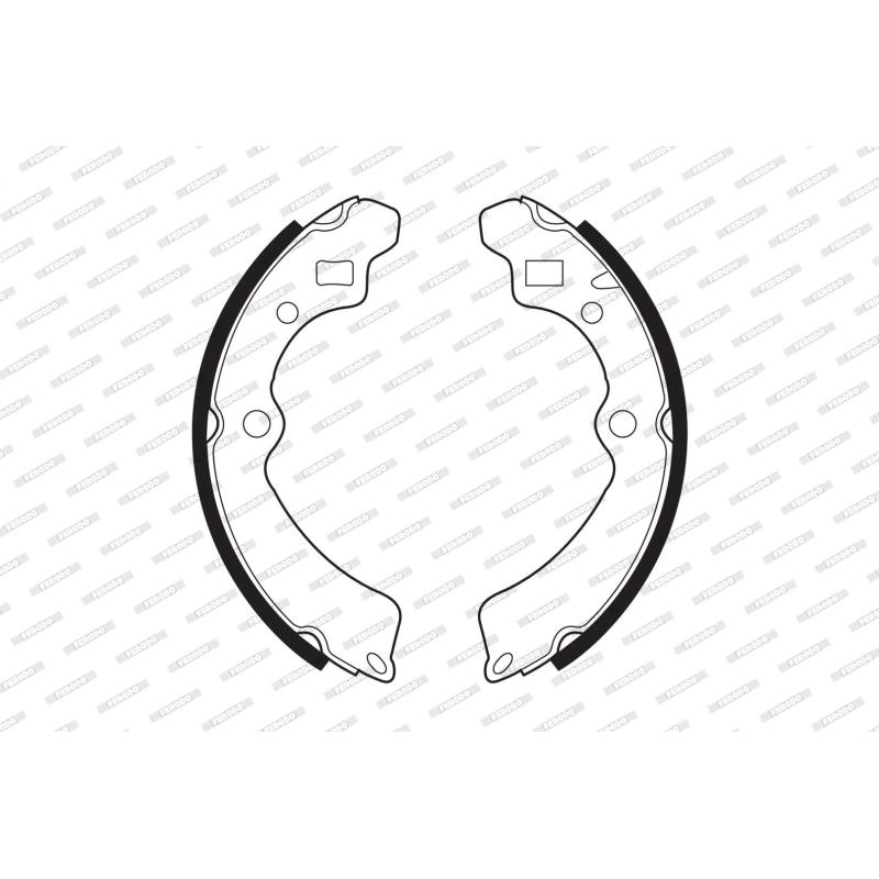 Jeu de mâchoires de frein FERODO FSB340 - Visuel 1