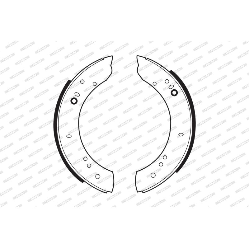 Jeu de mâchoires de frein FERODO FSB347 - Visuel 1