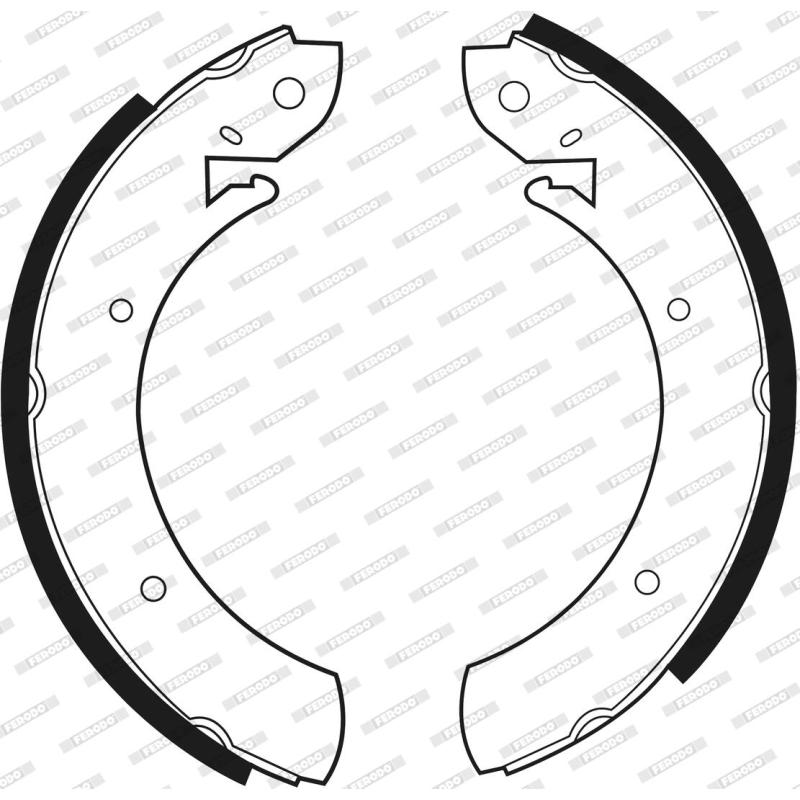 Jeu de mâchoires de frein FERODO FSB361 - Visuel 2