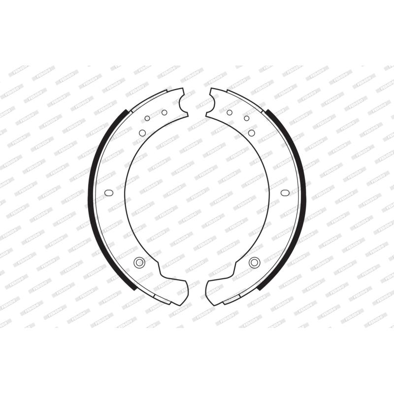 Jeu de mâchoires de frein FERODO FSB365 - Visuel 1