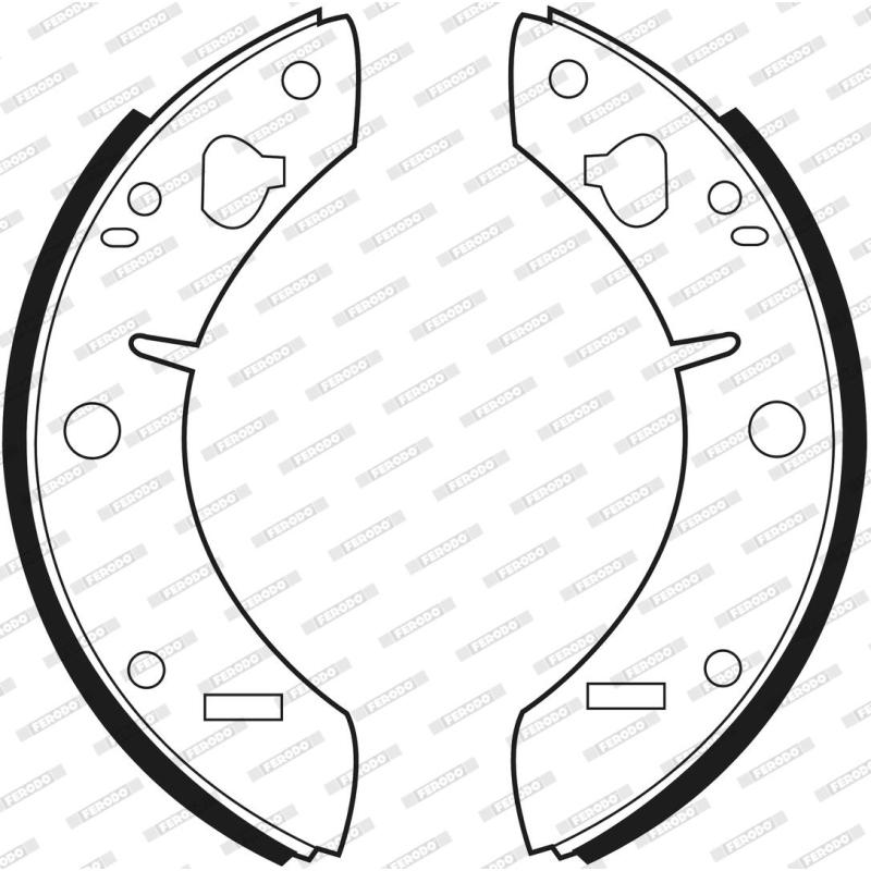 Jeu de mâchoires de frein FERODO FSB372 - Visuel 1