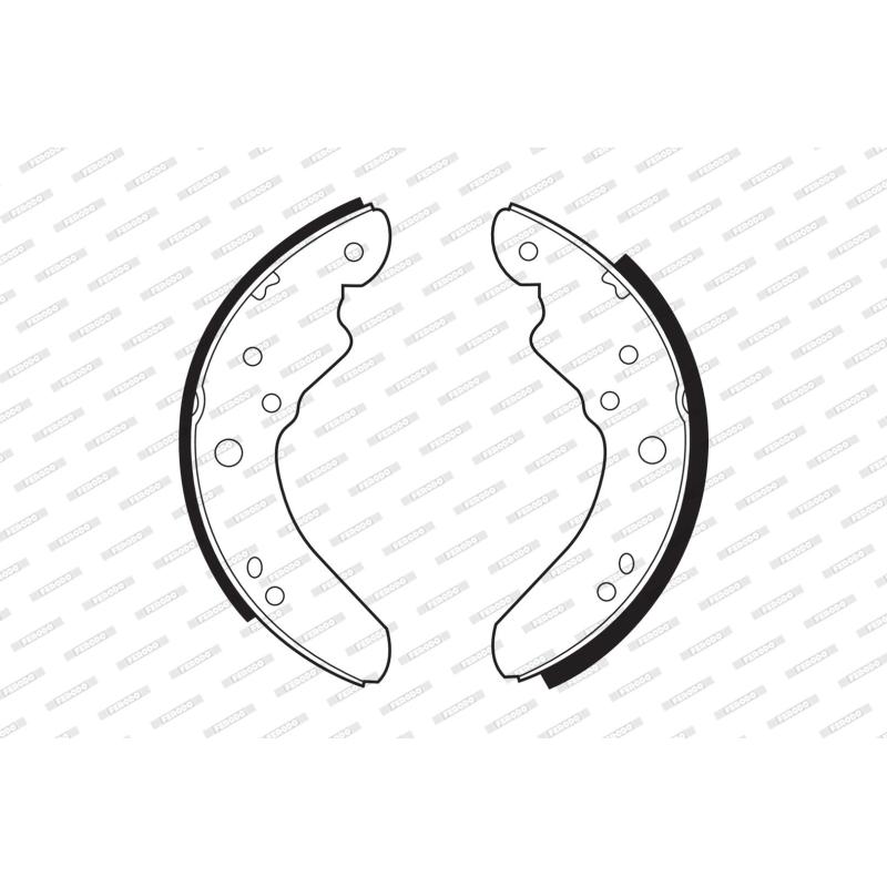 Jeu de mâchoires de frein FERODO FSB387 - Visuel 1