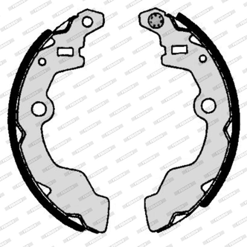 Jeu de mâchoires de frein FERODO FSB4013 - Visuel 1