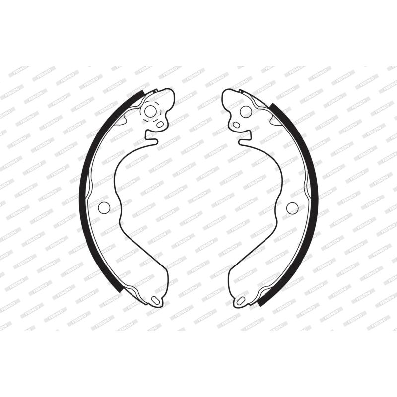 Jeu de mâchoires de frein FERODO FSB403 - Visuel 1