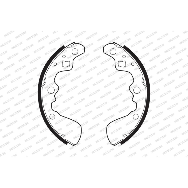 Jeu de mâchoires de frein FERODO FSB413 - Visuel 1