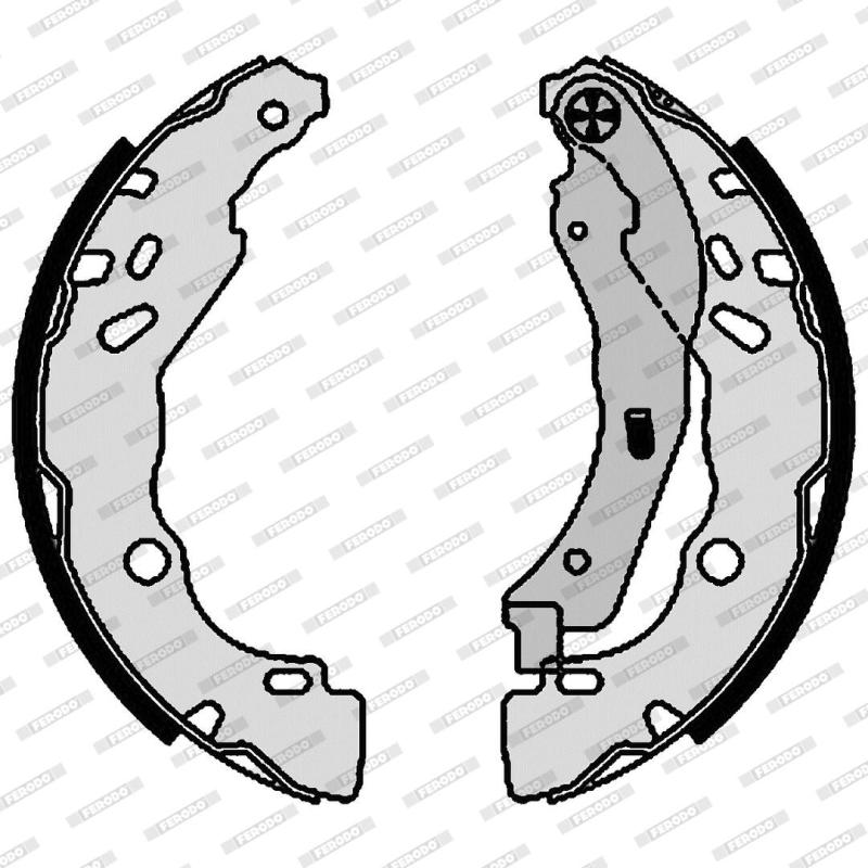 Jeu de mâchoires de frein FERODO FSB4159 - Visuel 2