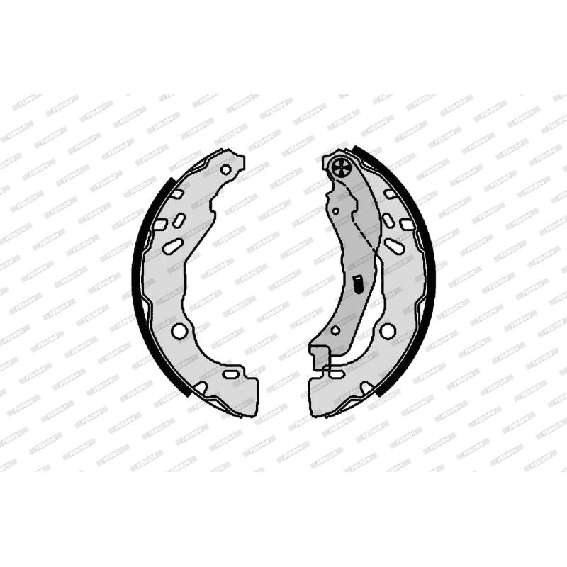 Jeu de mâchoires de frein FERODO FSB4160 - Visuel 1