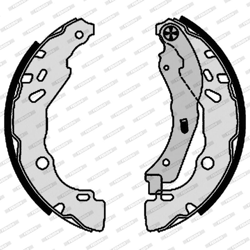 Jeu de mâchoires de frein FERODO FSB4160 - Visuel 2