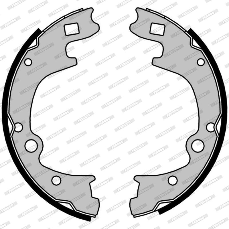 Jeu de mâchoires de frein FERODO FSB4192 - Visuel 1