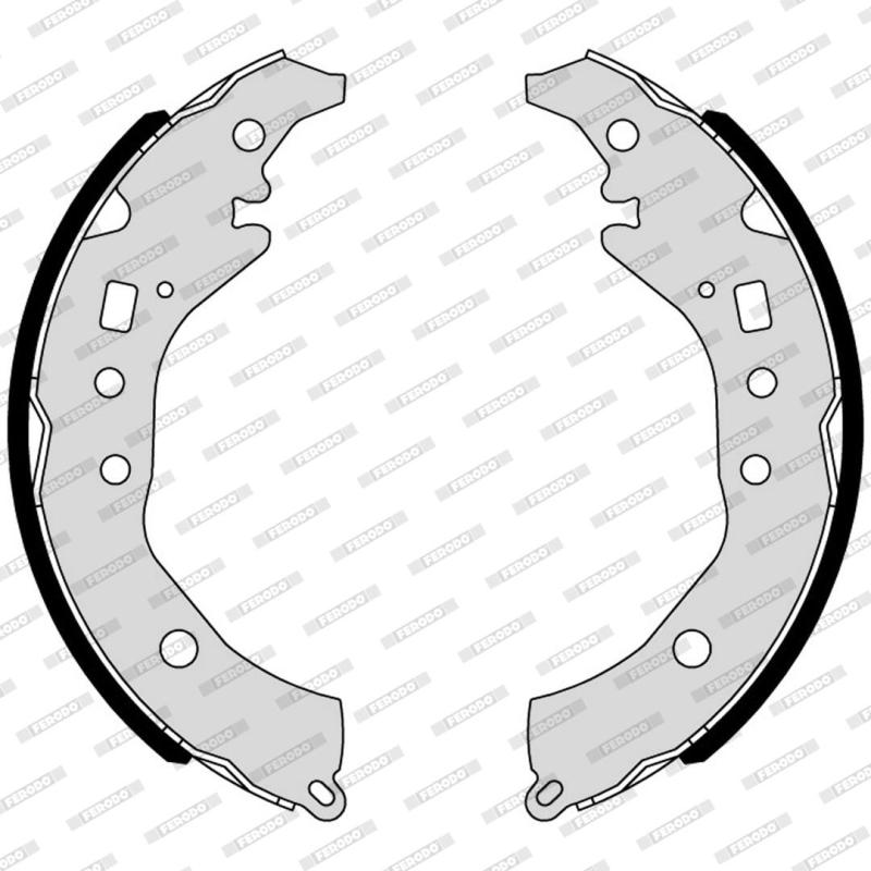 Jeu de mâchoires de frein FERODO FSB4197 - Visuel 1