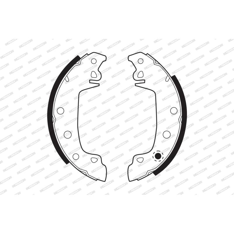 Jeu de mâchoires de frein FERODO FSB43 - Visuel 1