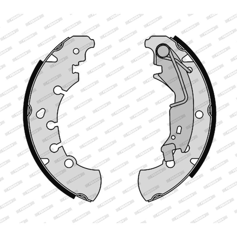 Jeu de mâchoires de frein FERODO FSB4308 - Visuel 1