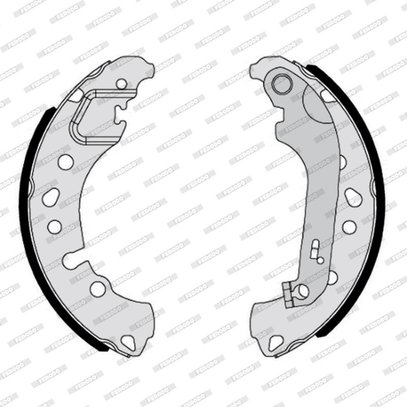Jeu de mâchoires de frein FERODO FSB4326 - Visuel 1