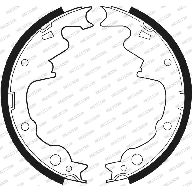Jeu de mâchoires de frein FERODO FSB466 - Visuel 2