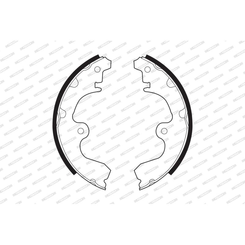 Jeu de mâchoires de frein FERODO FSB497 - Visuel 1