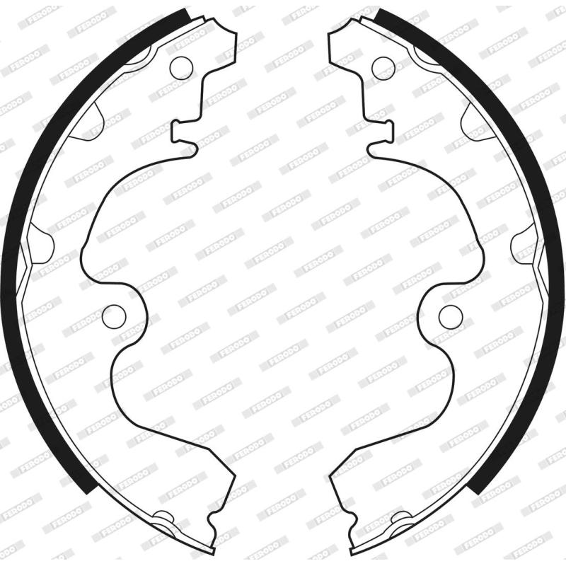 Jeu de mâchoires de frein FERODO FSB497 - Visuel 2