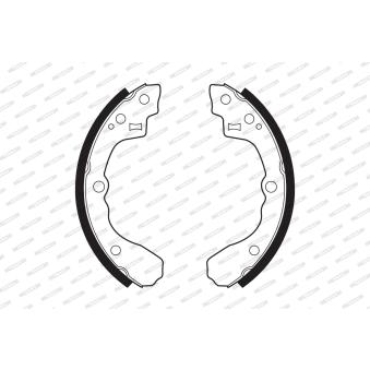 Jeu de mâchoires de frein FERODO OEM 0K2012638ZA