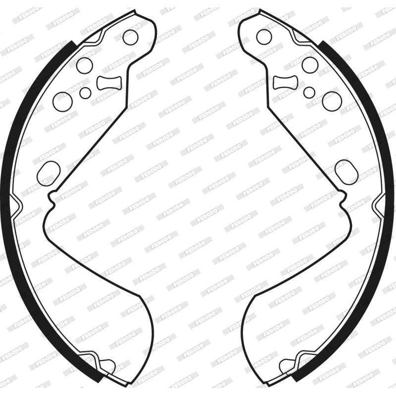 Jeu de mâchoires de frein FERODO FSB520 - Visuel 2