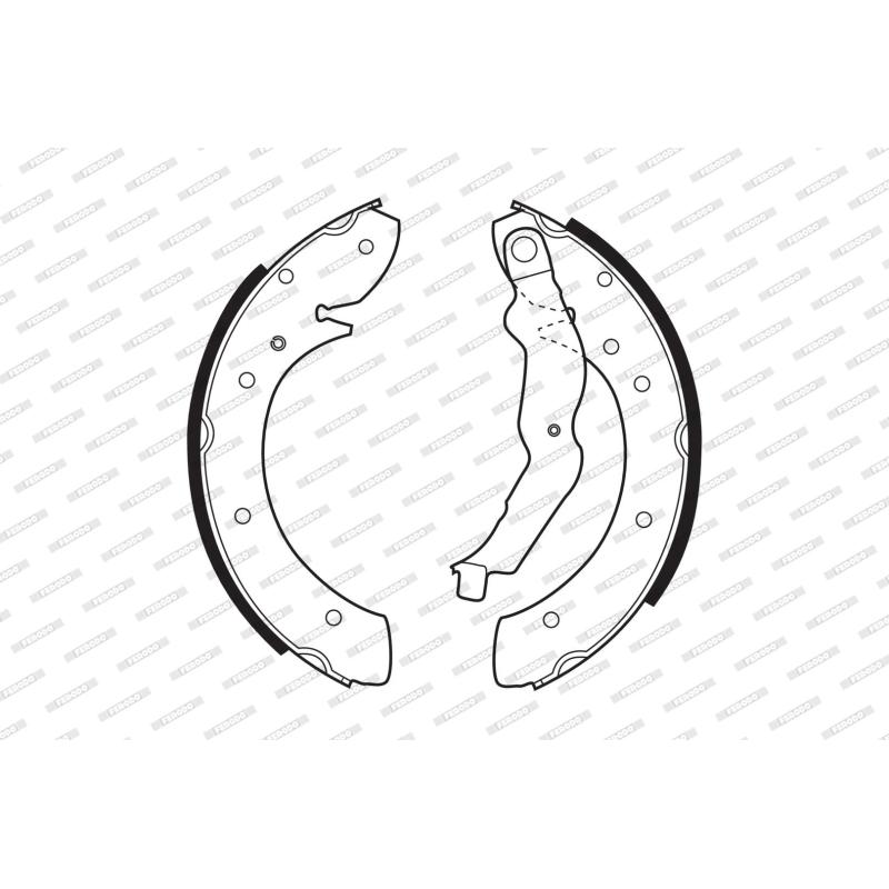 Jeu de mâchoires de frein FERODO FSB529 - Visuel 1