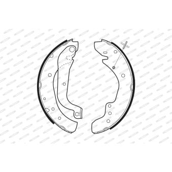 Jeu de mâchoires de frein FERODO OEM 423899