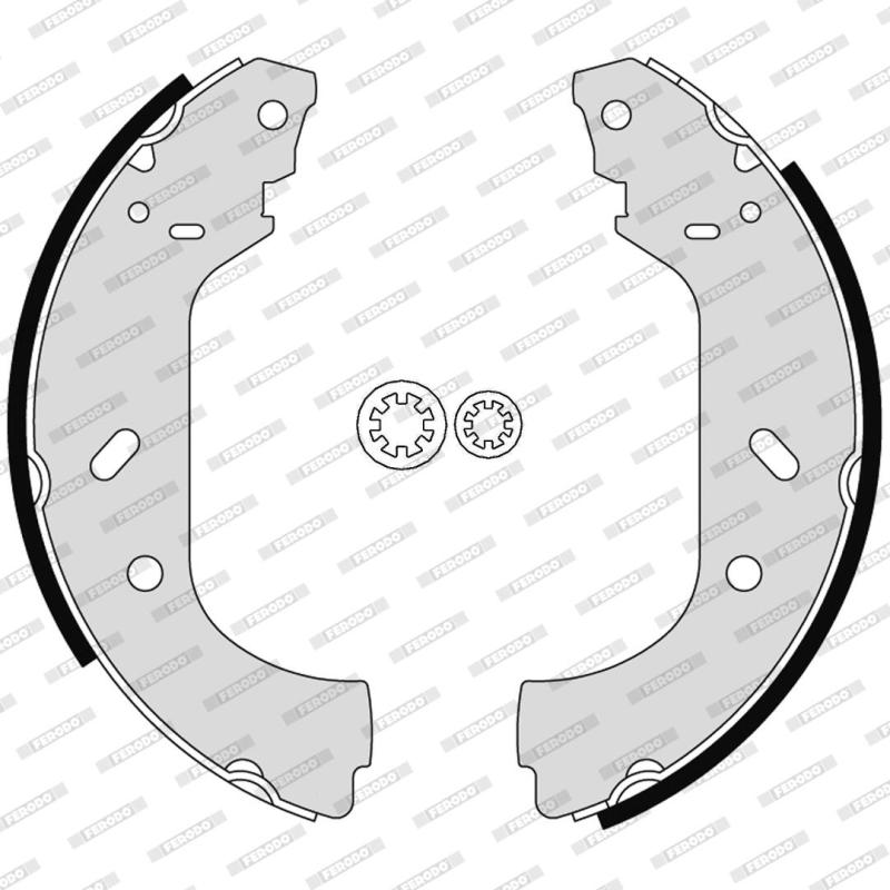 Jeu de mâchoires de frein FERODO FSB535 - Visuel 1
