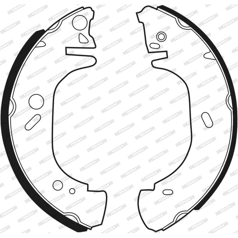 Jeu de mâchoires de frein FERODO FSB541 - Visuel 2