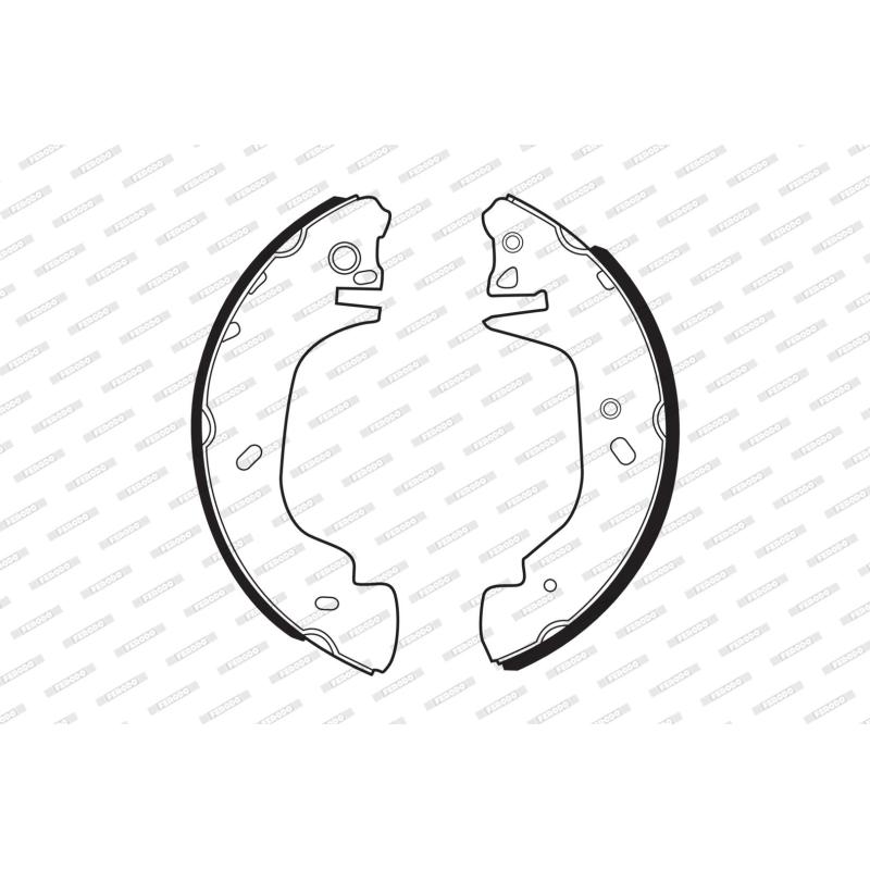 Jeu de mâchoires de frein FERODO FSB542 - Visuel 1