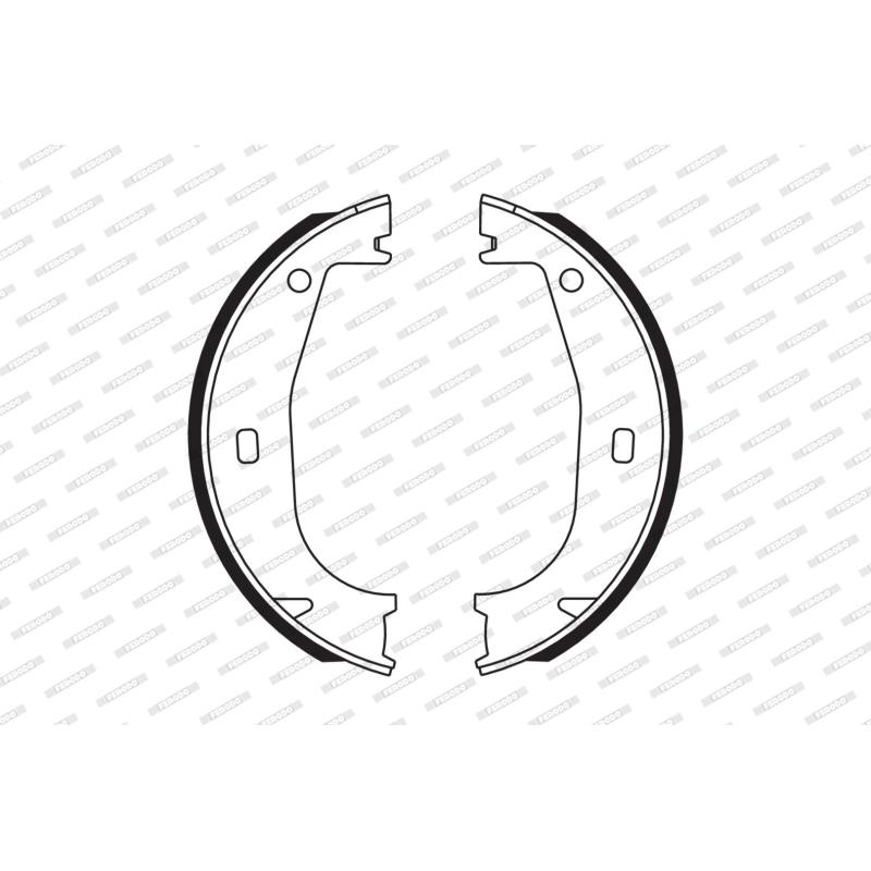 Jeu de mâchoires de frein, frein de stationnement FERODO FSB546 - Visuel 1