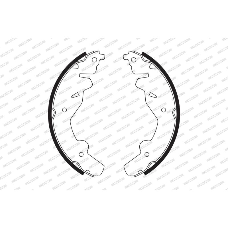 Jeu de mâchoires de frein FERODO FSB548 - Visuel 1