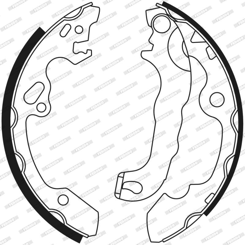 Jeu de mâchoires de frein FERODO FSB565 - Visuel 2